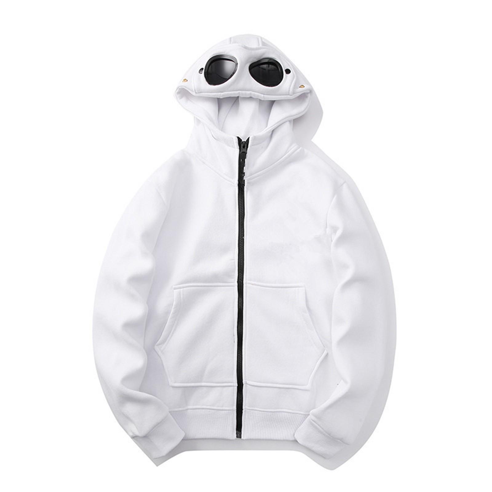 Herren- und Damen-Sweatshirts Mode Lässiges Sweatshirt Lockerer Reißverschluss-Cardigan Langarm Kapuzenjacke L weiß Herren- und Damen-Sweatshirts Mode Lässiges Sweatshirt Lockerer Reißverschluss-Cardigan Langarm Kapuzenjacke L weiß von Joom DACH