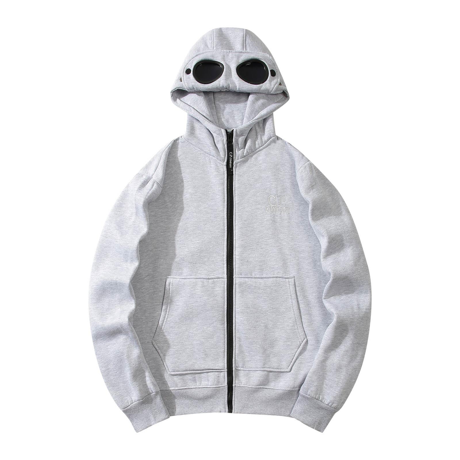 Herren- und Damen-Sweatshirts Mode Lässiges Sweatshirt Lockerer Reißverschluss-Cardigan Langarm Kapuzenjacke L von Joom DACH