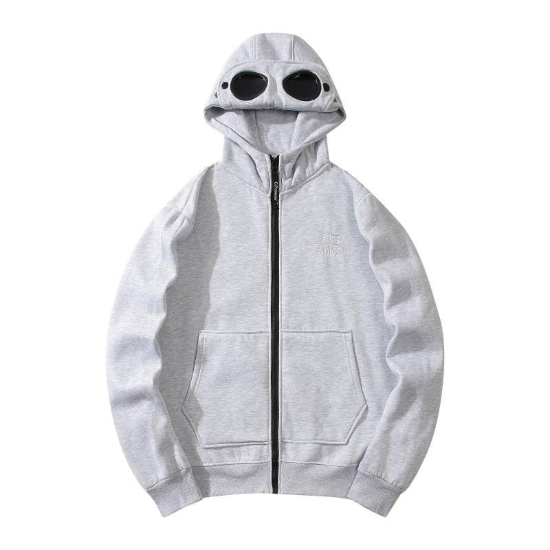 Herren- und Damen-Sweatshirts Mode Lässiges Sweatshirt Lockerer Reißverschluss-Cardigan Langarm Kapuzenjacke L von Joom DACH