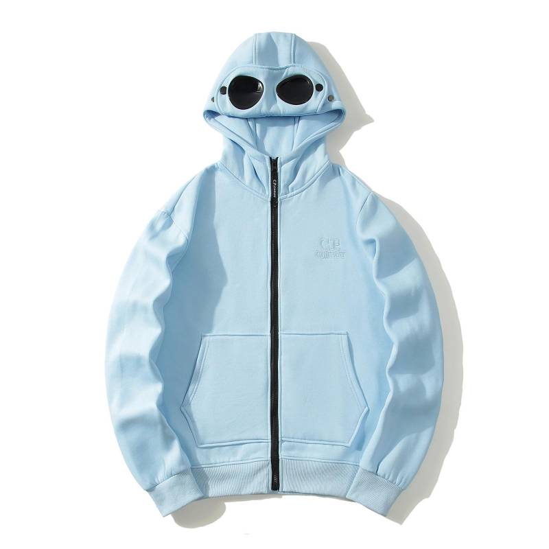 Herren- und Damen-Sweatshirts Mode Lässiges Sweatshirt Lockerer Reißverschluss-Cardigan Langarm Kapuzenjacke XL himmelblaue von Joom DACH