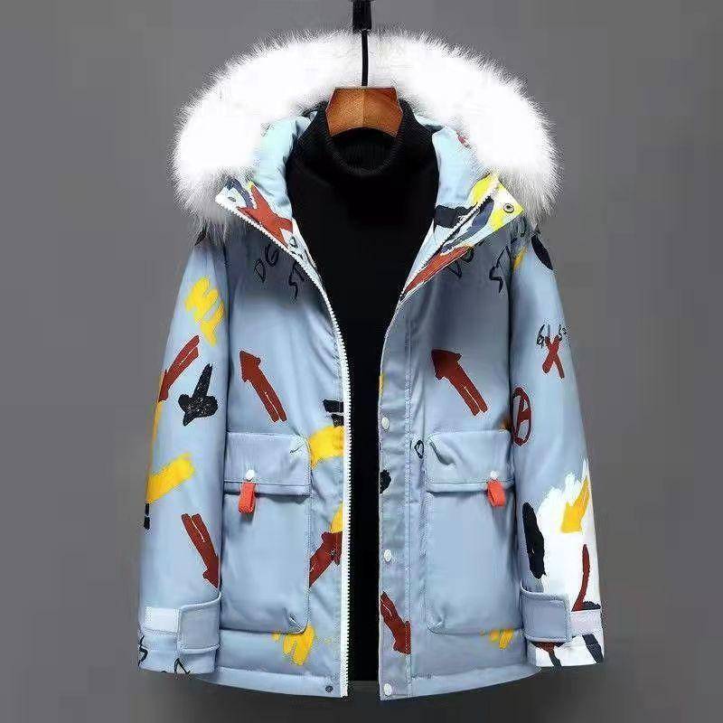 Herren und Damen verdickte Daunenjacke Winter New Couple Coat Top XL von Joom DACH