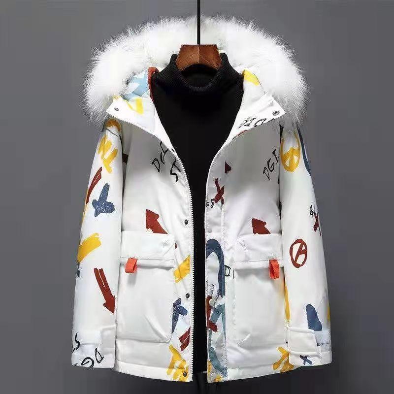 Herren und Damen verdickte Daunenjacke Winter New Couple Coat Top 3XL von Joom DACH