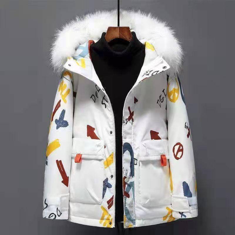 Herren und Damen verdickte Daunenjacke Winter New Couple Coat Top 3XL von Joom DACH