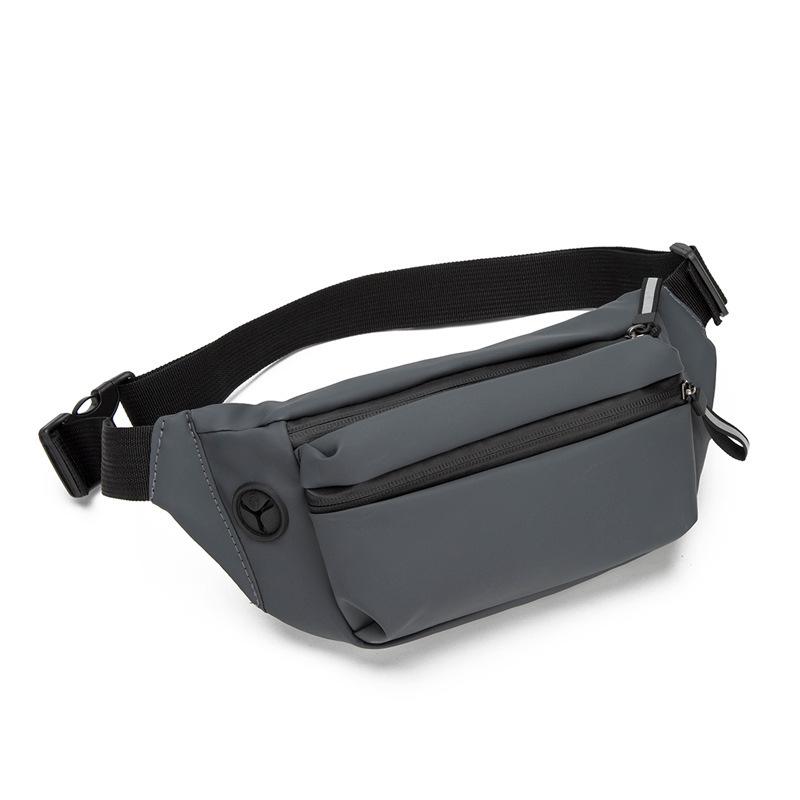 Herren wasserdichte Gürteltasche Brusttasche Männliche wasserdichte Hüfttasche Outdoor Sports Fanny Pack Herren Reise Umhängetaschen graue von Joom DACH