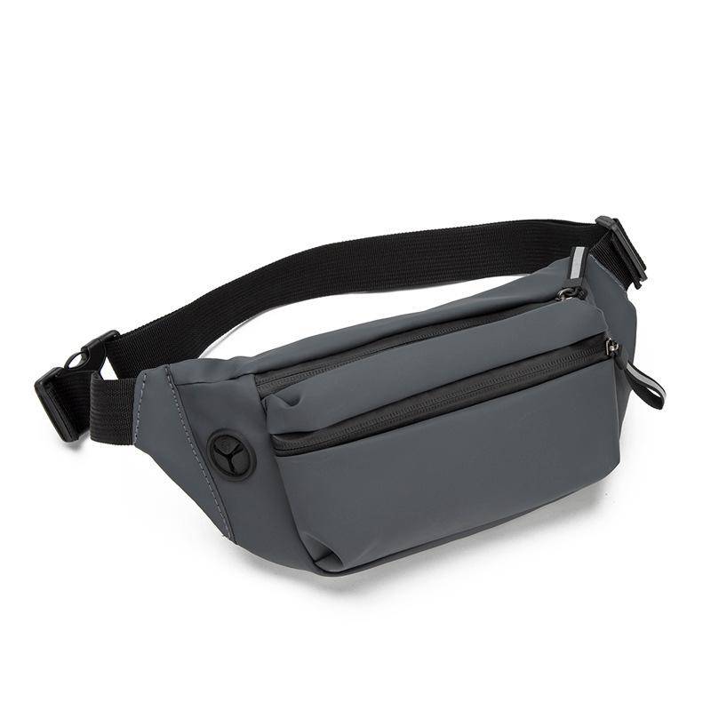 Herren wasserdichte Gürteltasche Brusttasche Männliche wasserdichte Hüfttasche Outdoor Sports Fanny Pack Herren Reise Umhängetaschen graue von Joom DACH