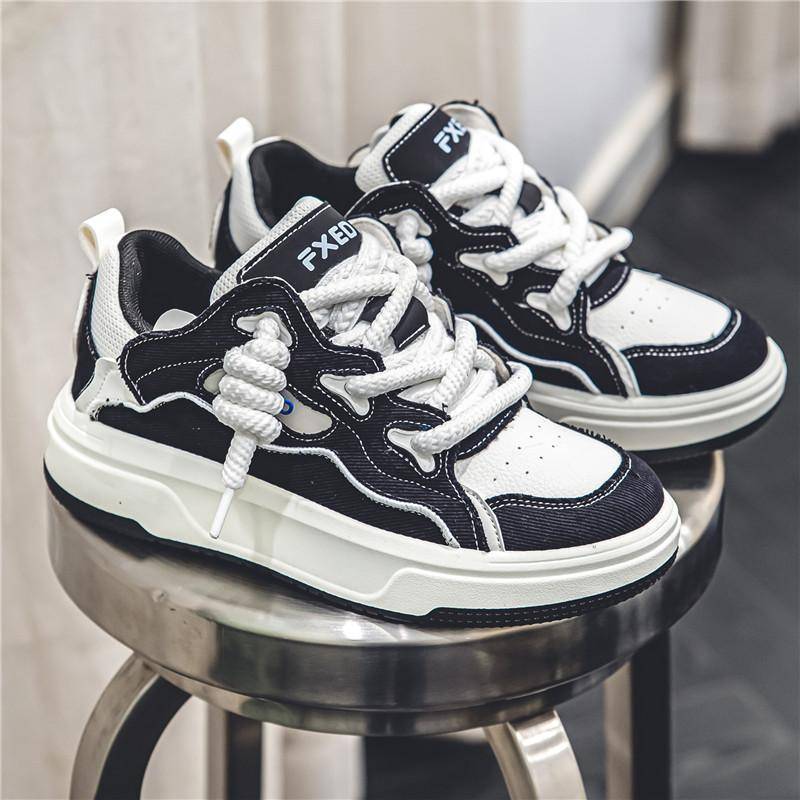 Herrenmode Laufschuhe Street Hiphop Skateboard Schuhe Chunky Comfy Soft Casual Sneakers Männer Tenis Masculino Schuhe Männlich 39 von Joom DACH