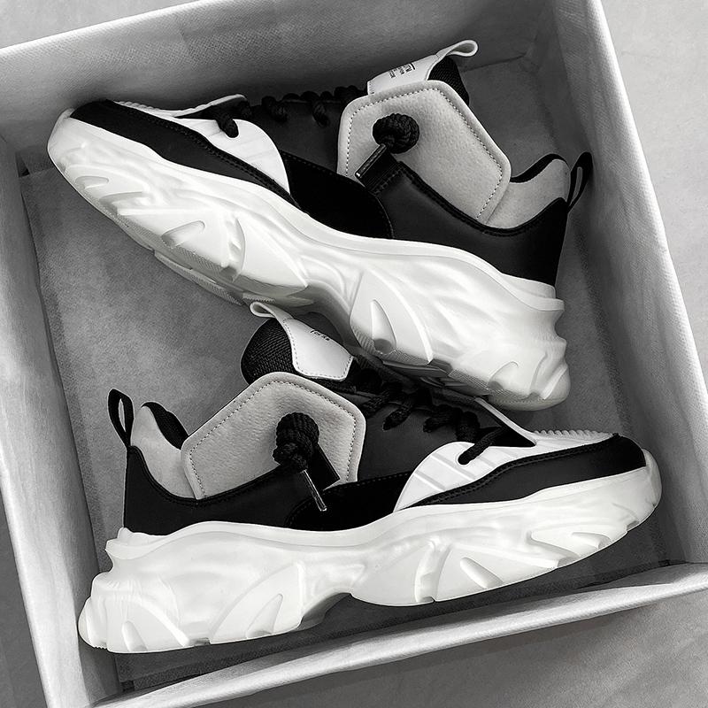 Herrenmode Laufschuhe Street Hiphop Skateboard Schuhe Chunky Comfy Soft Casual Sneakers Männer Tenis Masculino Schuhe Männlich 39 von Joom DACH