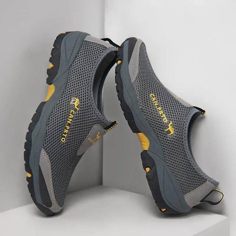 Herrenschuhe Mesh Freizeitschuhe Sommer Outdoor Sneaker Sport und Freizeit Herren Rutschfeste Kletterschuhe Atmungsaktive Herren 39 von Joom DACH