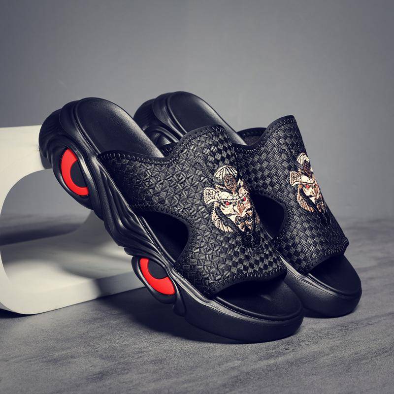 Herrenschuhe Neue Flip Flops Lässig Sommer Outdoor Herren Sandalen Tragen Deodorant Auf Kot Treten Gefühl Hausschuhe Herren 44 von Joom DACH