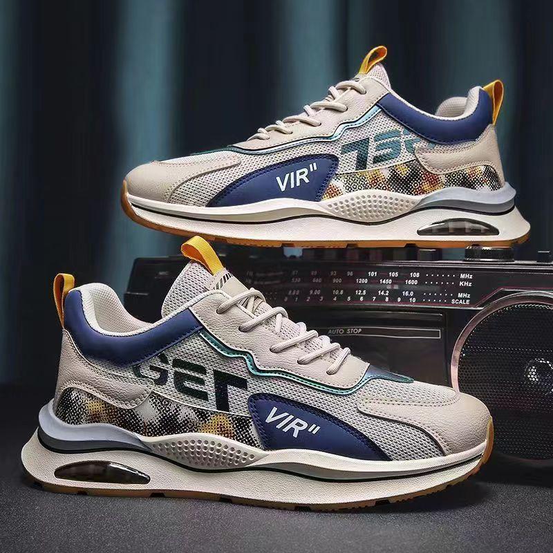 Herrenschuhe Plattform Herren Laufschuhe Komfort und Casual Sneaker Schnürschuhe Koreanische Freizeitschuhe Outdoor Reiseschuhe 44 von Joom DACH