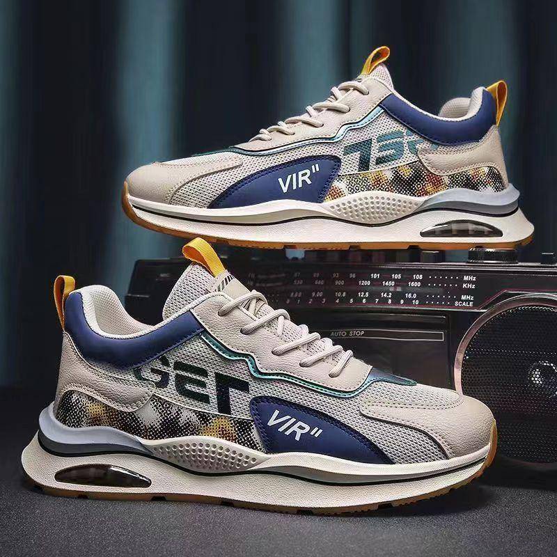 Herrenschuhe Plattform Herren Laufschuhe Komfort und Casual Sneaker Schnürschuhe Koreanische Freizeitschuhe Outdoor Reiseschuhe 44 von Joom DACH