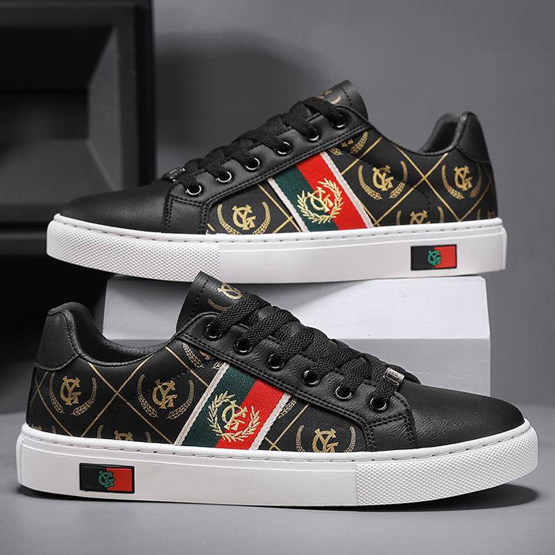 Herrenschuhe Sommer Herren Leder Board Schuhe Einzelne Schuhe Atmungsaktive Plateau Freizeitschuhe Herren Neuer Trend Sportschuhe 42 von Joom DACH