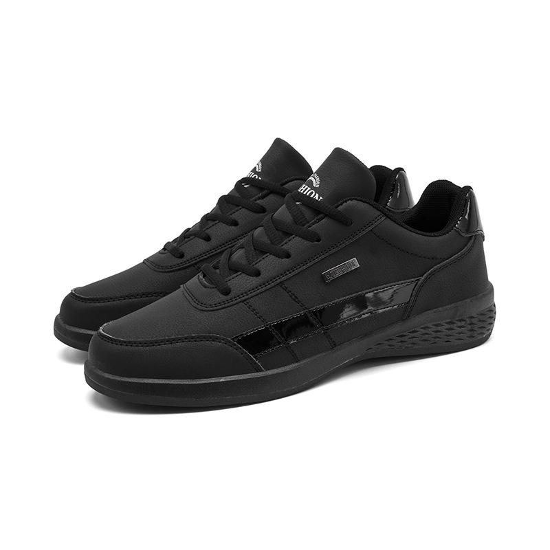 Herrenschuhe zum Schnüren, leicht, bequem, Outdoor-Wanderschuhe, Herren-Wanderschuhe, Übergröße 41 coole schwarze von Joom DACH