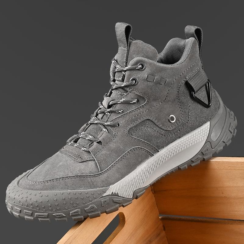 Herrenstiefel Neue Winterhausschuhe Warme Herrenschuhe Wasserdicht Rutschfest Plüsch-Sneaker Männliche Tennisschuhe Stiefel Herren-Sneaker Winter 45 von Joom DACH