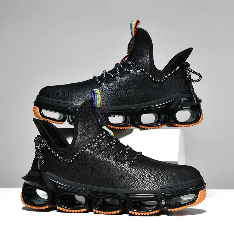 Herrenstiefel Neue Winterhausschuhe Warme Herrenschuhe Wasserdicht Rutschfest Plüsch-Sneaker Männliche Tennisschuhe Stiefel Herren-Sneaker Winter 46 von Joom DACH