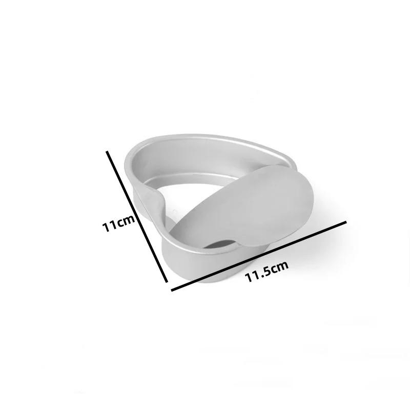 Herzförmige Kuchenform 4/6/8/10 Zoll Abnehmbarer Boden Backform Aluminiumlegierung Schokoladenkuchen Brotform Küchenbackwerkzeuge von Joom DACH