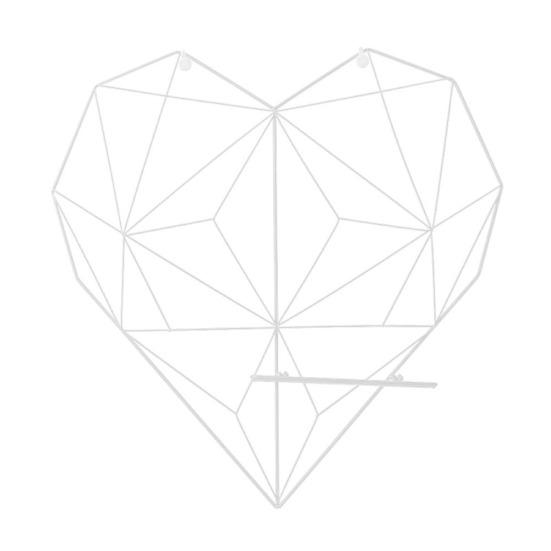 Herzform Gitter Fotos Mesh Bild Rack Regal Halter Wandbehang Wohnkultur weiß von Joom DACH