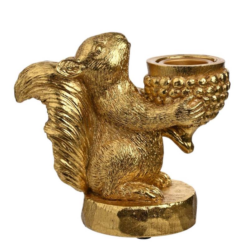 Hestia Eichhörnchen Kerzenhalter One Size gold Hestia Eichhörnchen Kerzenhalter One Size gold von Joom DACH