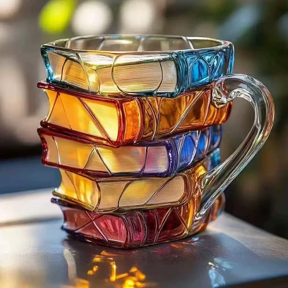 High-End Resin Buch Tasse Ornament für Nischen-Wohndekor von Joom DACH