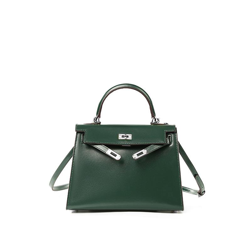 High-End Version Tasche Zweite Generation BOX Gemustertes Rindsleder Mini Handtasche Neue High-End Leder Damen Umhängetasche 19x6x14cm von Joom DACH