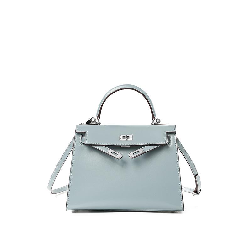 High-End Version Tasche Zweite Generation BOX Gemustertes Rindsleder Mini Handtasche Neue High-End Leder Damen Umhängetasche 19x6x14cm von Joom DACH