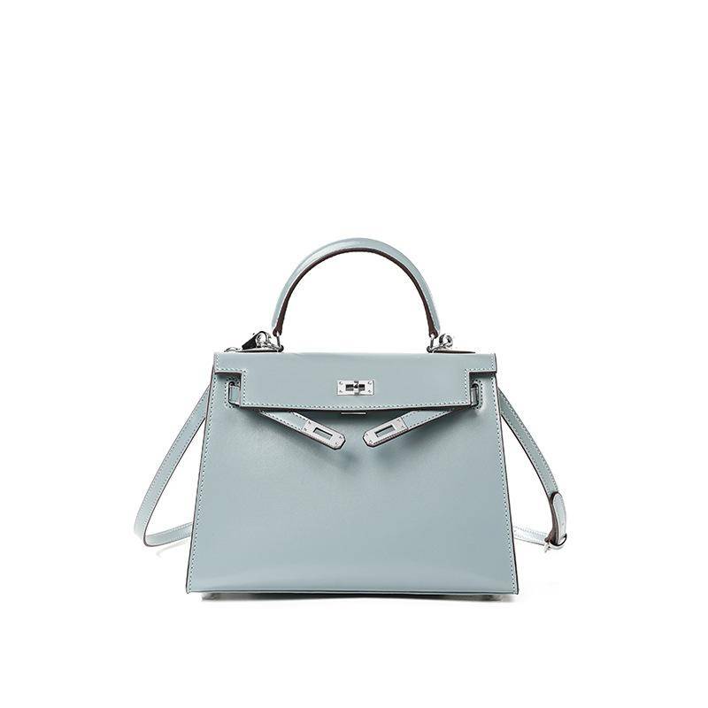 High-End Version Tasche Zweite Generation BOX Gemustertes Rindsleder Mini Handtasche Neue High-End Leder Damen Umhängetasche 19x6x14cm von Joom DACH