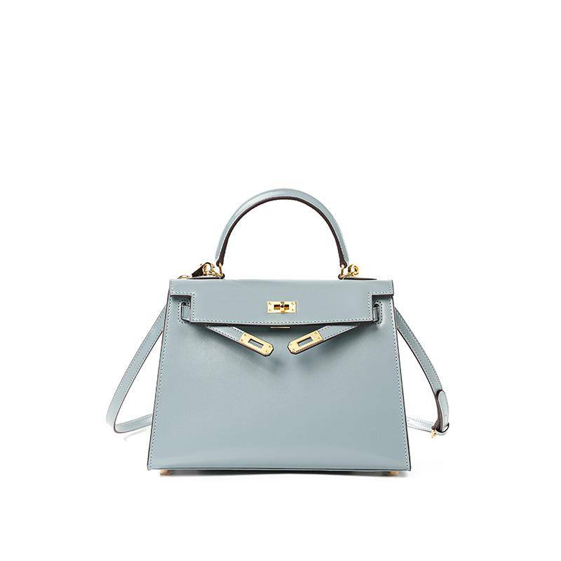 High-End Version Tasche Zweite Generation BOX Gemustertes Rindsleder Mini Handtasche Neue High-End Leder Damen Umhängetasche 19x6x14cm von Joom DACH