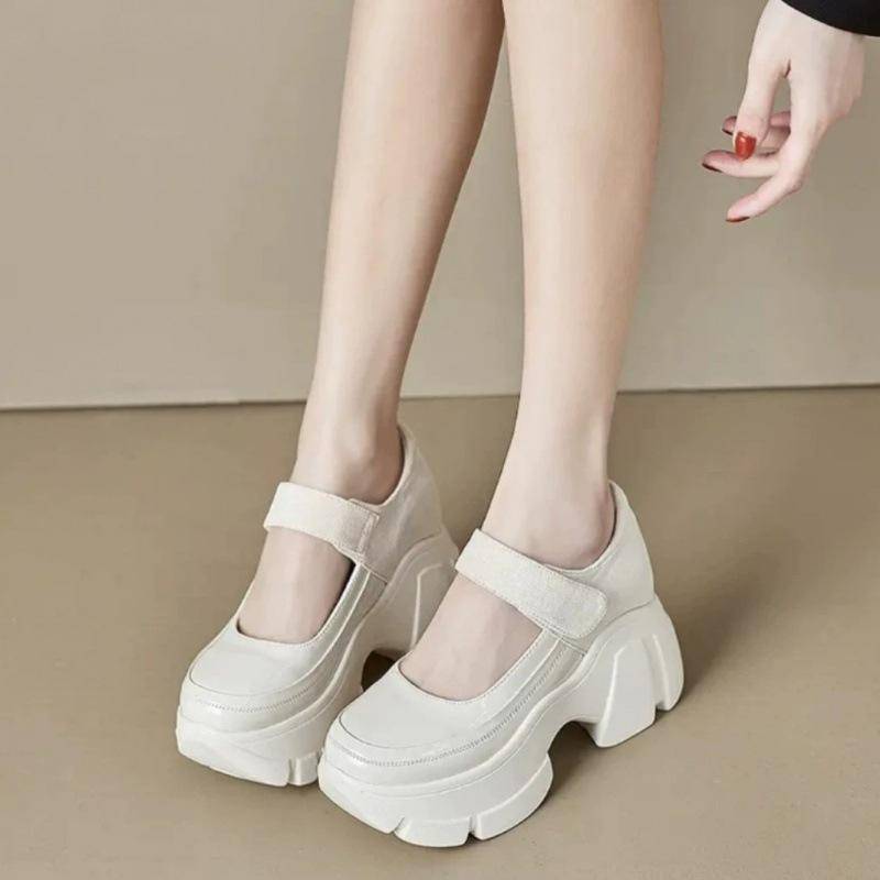 High Heels Pumps Damen Neu Sommer mit Kleinem Rock Damenschuhe Kleine Muffin Plateauschuhe 40 von Joom DACH