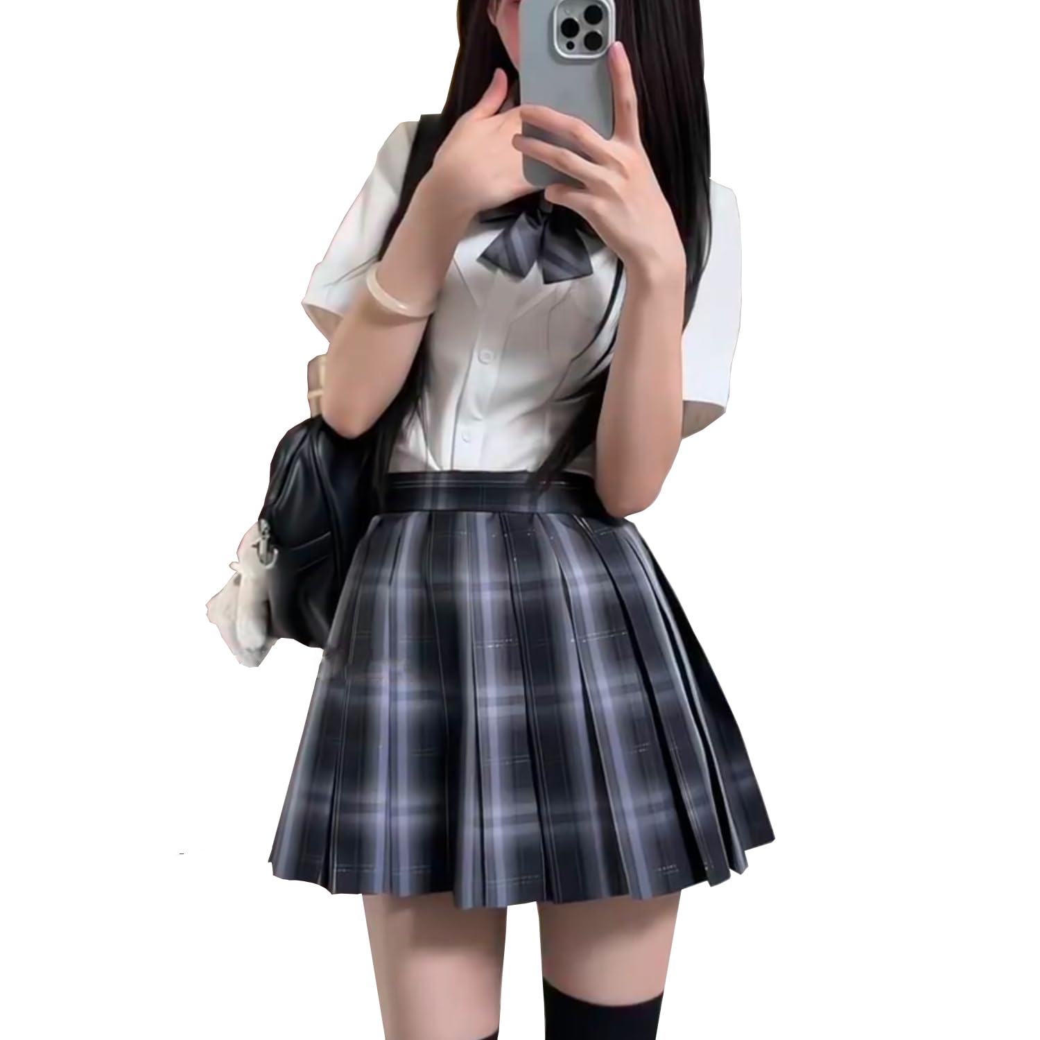 High School Mädchen Cosplay Uniform Studentenkleidung Plisseerock Schleife Kurzarmhemd Set High School Schüler Schülerin Uniform JK Uniform High School Mädchen Cosplay Uniform Studentenkleidung Plisseerock Schleife Kurzarmhemd Set High School Schüler Schülerin Uniform JK Uniform von Joom DACH