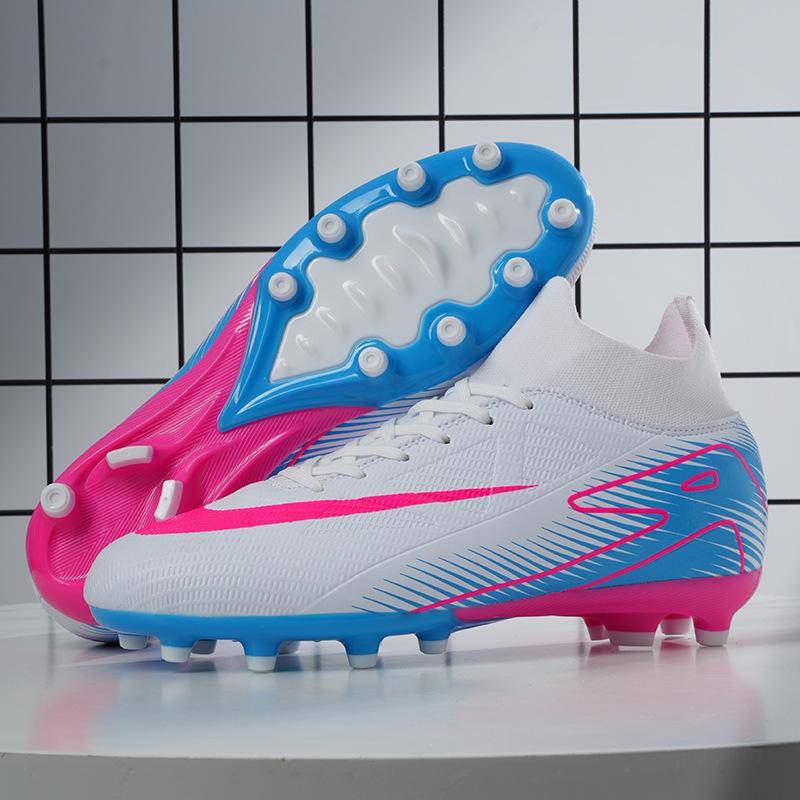 High-Top-Fußballschuhe TF gebrochene Nägel Kunstrasen AG Nägel Jungen und Mädchen Teenager Studenten Sporttrainingsschuhe 39 von Joom DACH