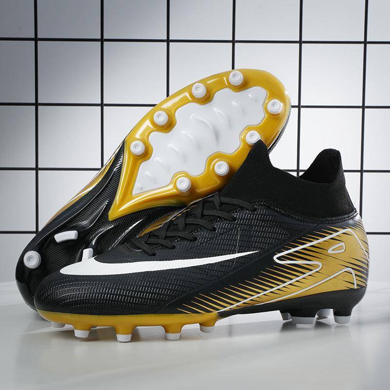 High-Top-Fußballschuhe TF gebrochene Nägel Kunstrasen AG Nägel Jungen und Mädchen Teenager Studenten Sporttrainingsschuhe 42 von Joom DACH