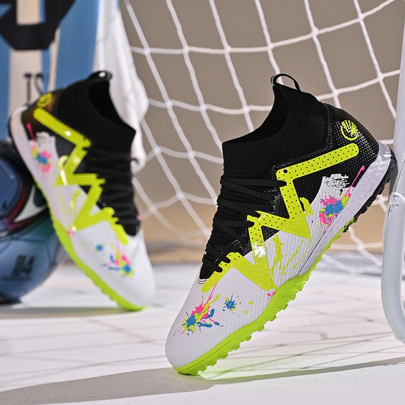 High-Top-Fußballschuhe mit AG- und TF-Nägeln für Herren, Jugendliche und Erwachsene. Rutschfest, verschleißfest für Wettkampf und Training. 38 von Joom DACH