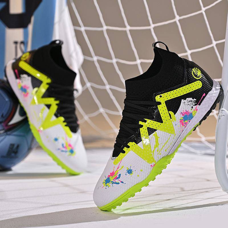 High-Top-Fußballschuhe mit AG- und TF-Nägeln für Herren, Jugendliche und Erwachsene. Rutschfest, verschleißfest für Wettkampf und Training. 38 von Joom DACH