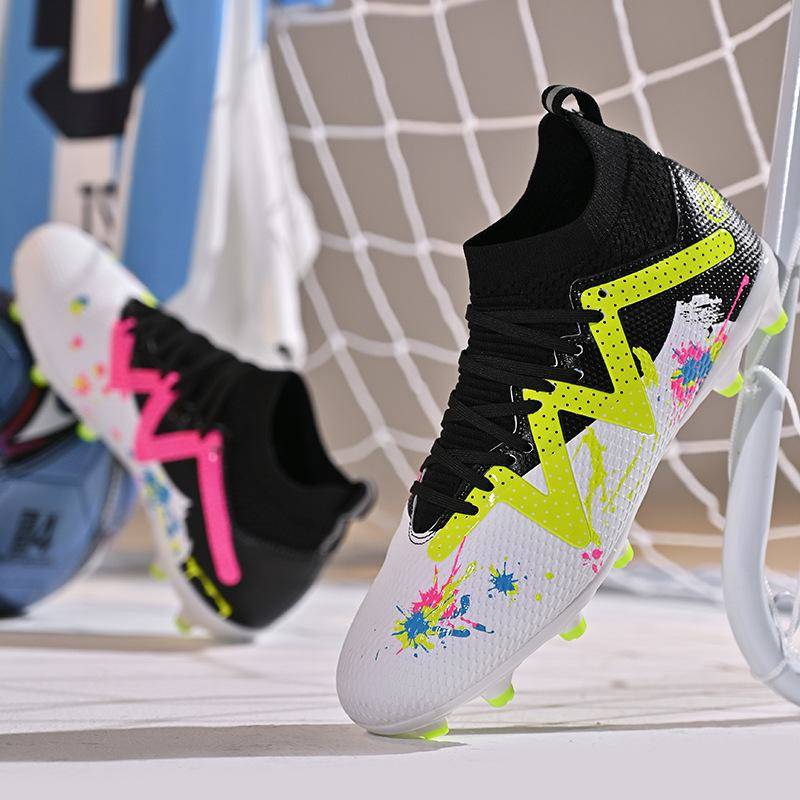 High-Top-Fußballschuhe mit AG- und TF-Nägeln für Herren, Jugendliche und Erwachsene. Rutschfest, verschleißfest für Wettkampf und Training. 38 von Joom DACH