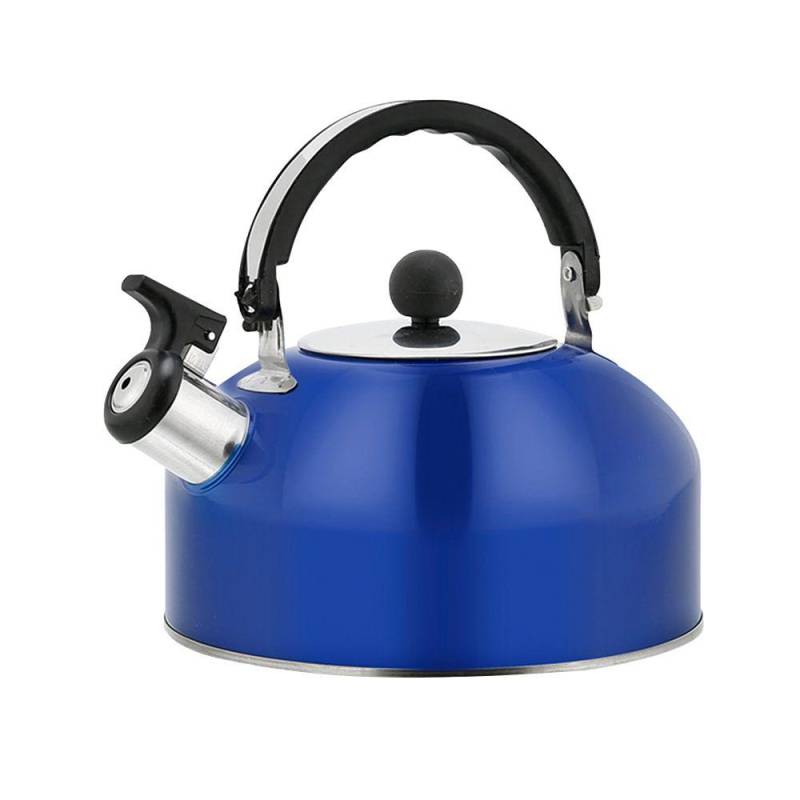 Wandern Kochen Ergonomischer Griff Teekanne für Ausflüge Pfeifkessel Teekessel Herd Gas Wasserkessel blau von Joom DACH