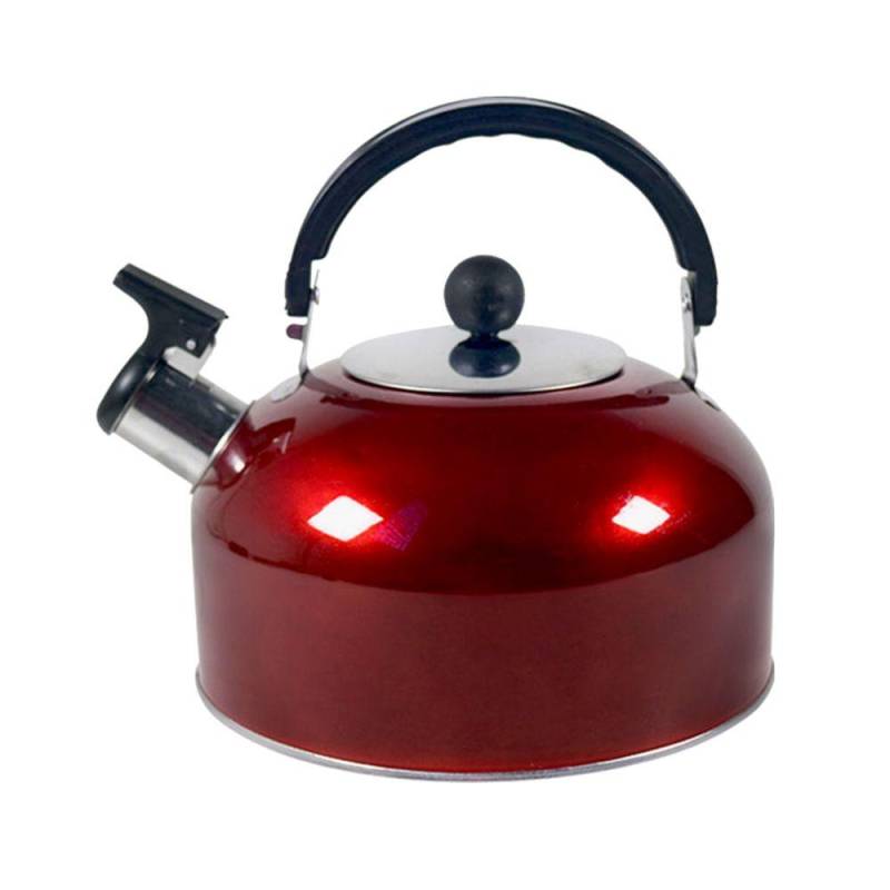 Wandern Kochen Ergonomischer Griff Teekanne für Ausflüge Pfeifkessel Teekessel Herd Gas Wasserkessel rot von Joom DACH