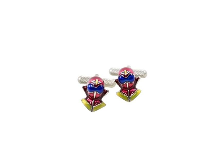 Himitsu Sentai Goranger x SWANK Manschettenknöpfe 01 (rot) HG-CB01 rot von Joom DACH