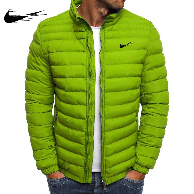 Himmelblau 2025 Herbst Winter Herren Daunenjacke Baumwolle Weich Hohe Qualität Herren Daunenjacken Freizeit Herren Kleidung Mantel M grün von Joom DACH