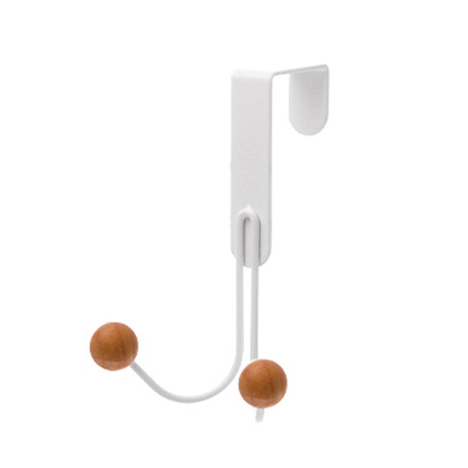 Hintertürhaken Chinesische Kirsche Eisen Stanzfrei Horizontal Weiß Tür Handtuchhalter Ablage für Zuhause von Joom DACH