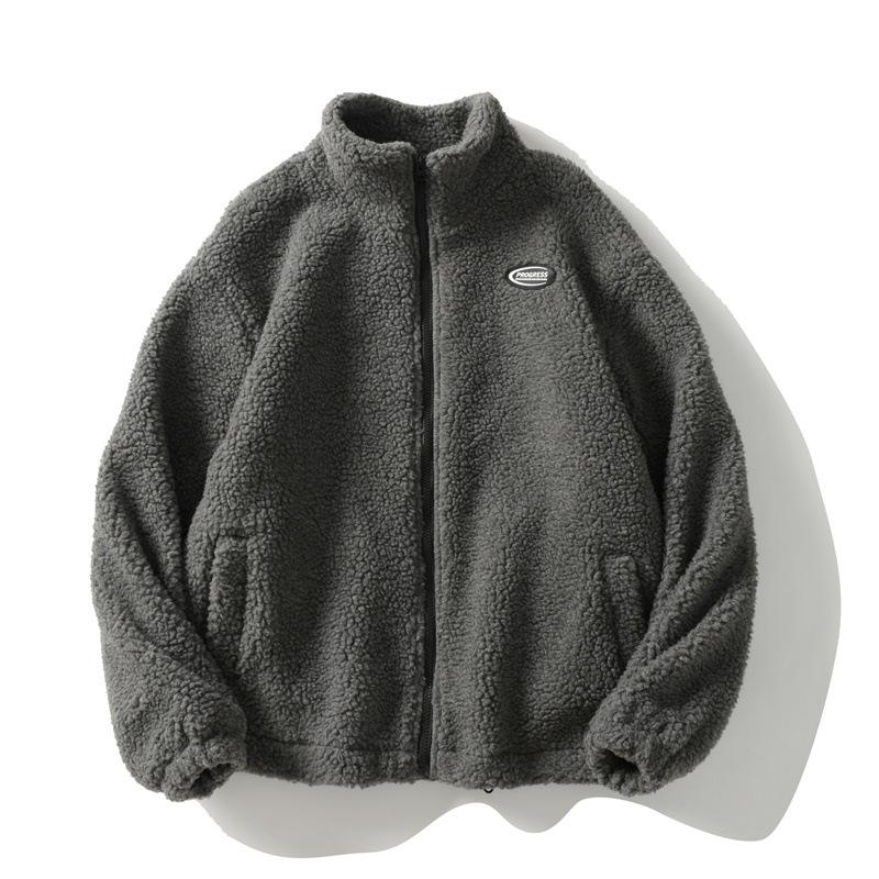 Hip Hop Winter Fleece Flauschige Jacke Streetwear Harajuku Zipper Mantel Männer Herbst Einfarbig Leichte Jacken Schwarz S Hip Hop Winter Fleece Flauschige Jacke Streetwear Harajuku Zipper Mantel Männer Herbst Einfarbig Leichte Jacken Schwarz S von Joom DACH