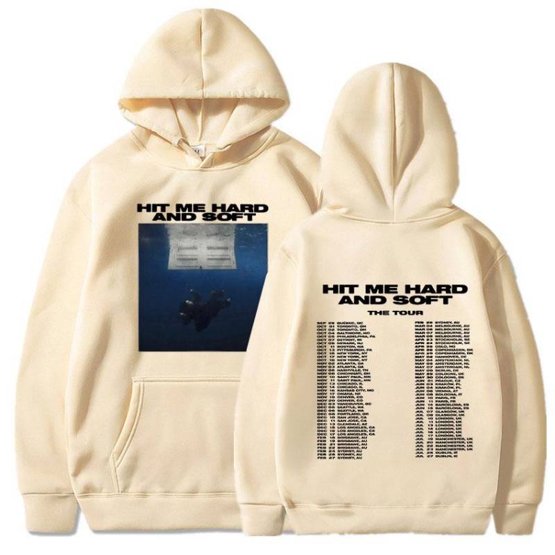 Hit Me Hard And Soft Tour Hoodies Herbst Winter Männer Frauen Langarm Sweatshirts Harajuku Bequeme Pullover S von Joom DACH