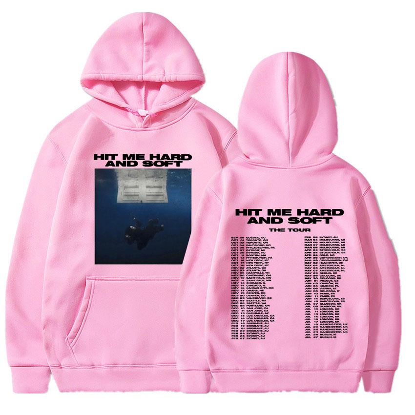 Hit Me Hard And Soft Tour Hoodies Herbst Winter Männer Frauen Langarm Sweatshirts Harajuku Bequeme Pullover S von Joom DACH