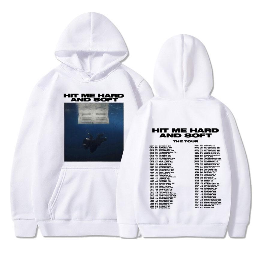 Hit Me Hard And Soft Tour Hoodies Herbst Winter Männer Frauen Langarm Sweatshirts Harajuku Bequeme Pullover S von Joom DACH