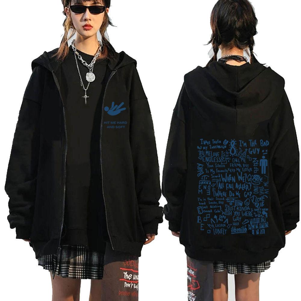 Hit Me Hard and Soft 2024 Tour Zipper Hoodies Männer Frauen Harajuku Pullover Fashion Hip Hop Zip Up Sweatshirts Jacken Fans Geschenk L Hit Me Hard and Soft 2024 Tour Zipper Hoodies Männer Frauen Harajuku Pullover Fashion Hip Hop Zip Up Sweatshirts Jacken Fans Geschenk L von Joom DACH