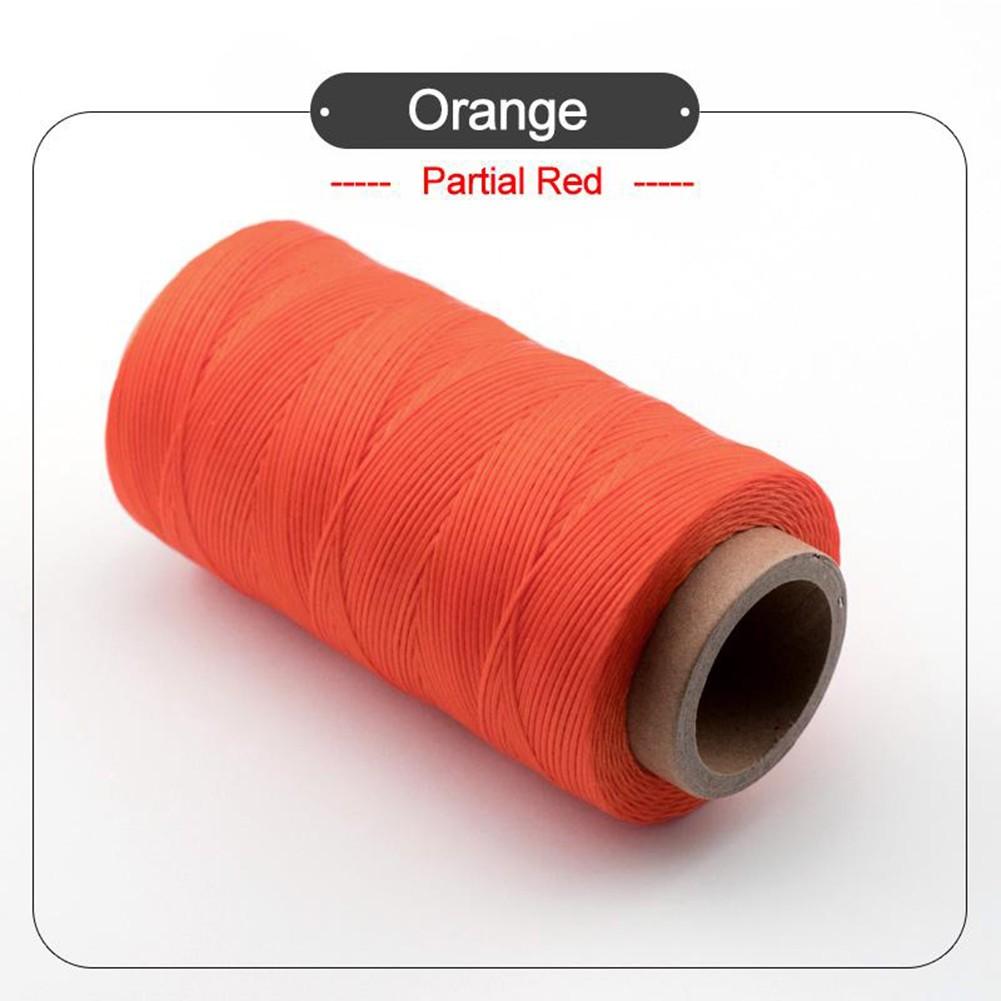 Hochfestes 70M gewachstes Garn zum Nähen von Schuhen, Gepäck, Lederwaren orange von Joom DACH