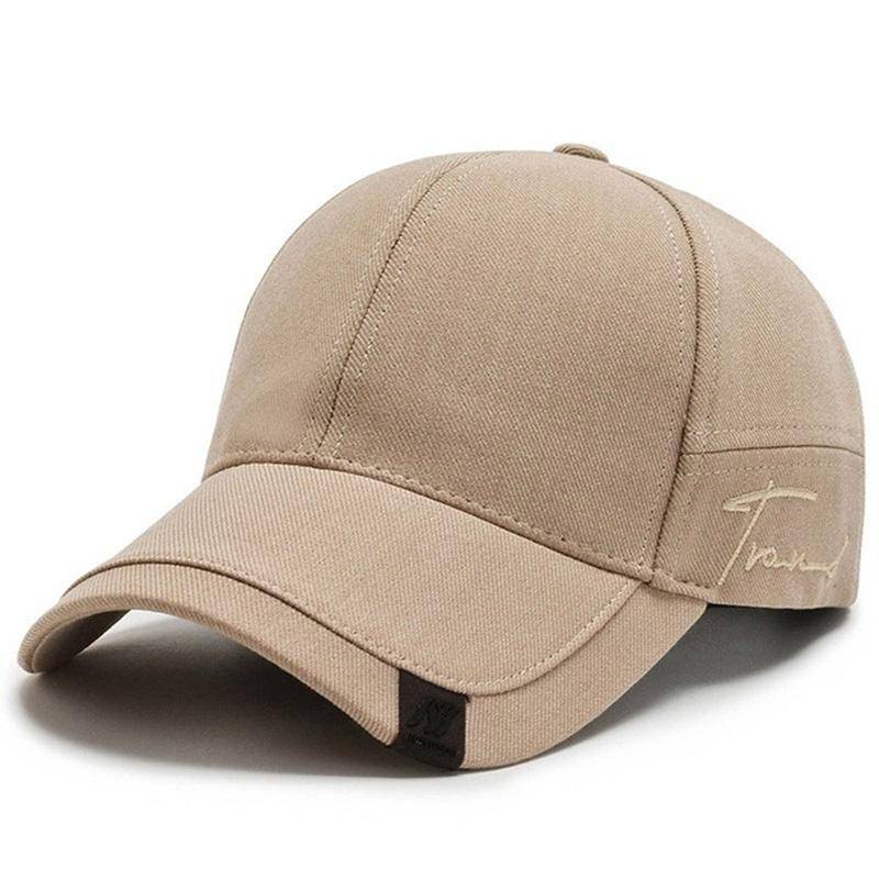 Hochwertige, solide Baseballkappen für Herren, Outdoor-Baumwollkappe, Bone Gorras, CasquetteHomme Herren-Trucker-Hüte khaki von Joom DACH