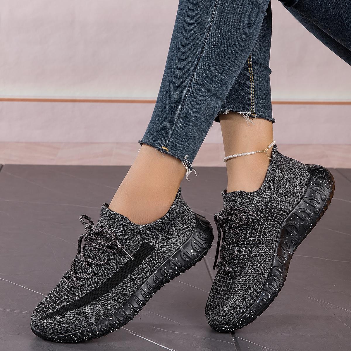 Hochwertige Damen-Sneakers, Slipper, flache Schuhe, Damen-Loafer, Übergröße, flache Schuhe 6667 42 von Joom DACH