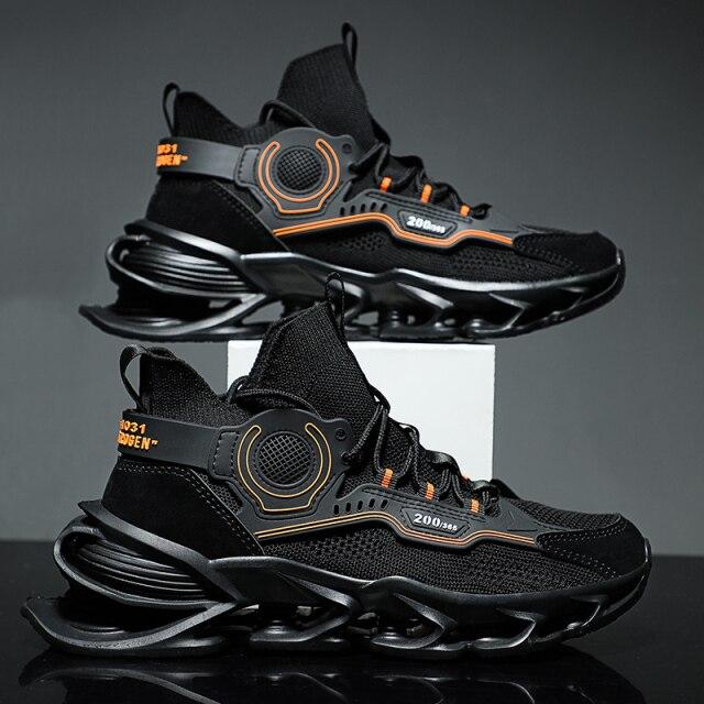 Hochwertige Free Running-Schuhe für Herren, leichte Outdoor-Walking-Sportschuhe, hochwertige, atmungsaktive Blade-Sneakers, Größe 46 6.5 von Joom DACH