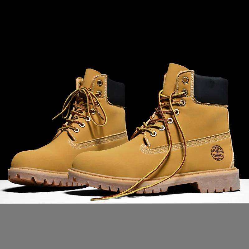 Hochwertige Herren Damen Kurze Stiefel Herbst Winter 2024 Paar Plüsch Dicke Sohle High Top Schneestiefel Outdoor Sport Freizeitschuhe 41 von Joom DACH