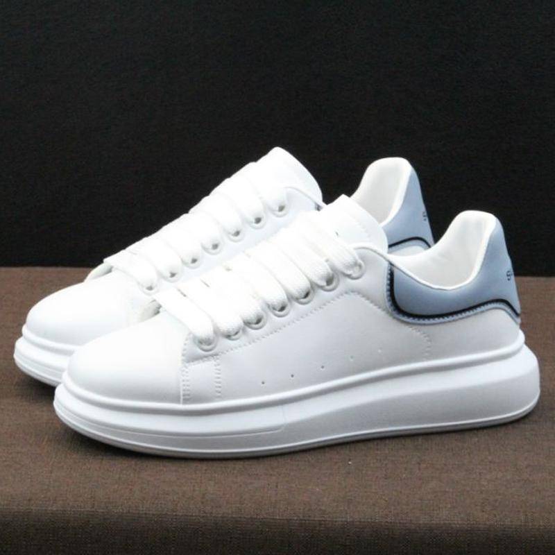 Hochwertige Herren-Freizeitschuhe aus echtem Leder Paar Turnschuhe Designer Sport Turnschuhe Damen weiße Schuhe Tennisschuhe 42 von Joom DACH